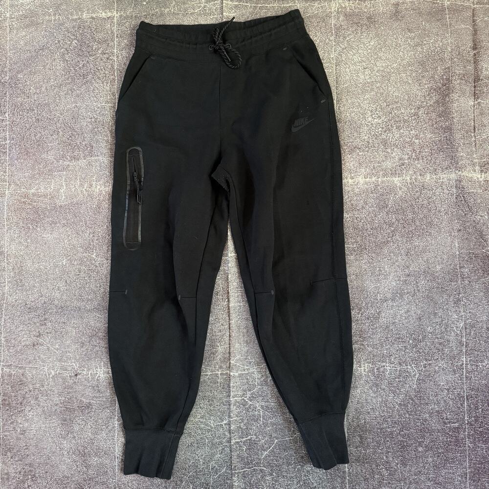Women's Nike Sportswear Tech Fleece Black Jogger Sweatpants Sweats Pants Sz S